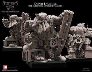 Dwarf Engineer - Avatars of War - Sigmarite Boutique
