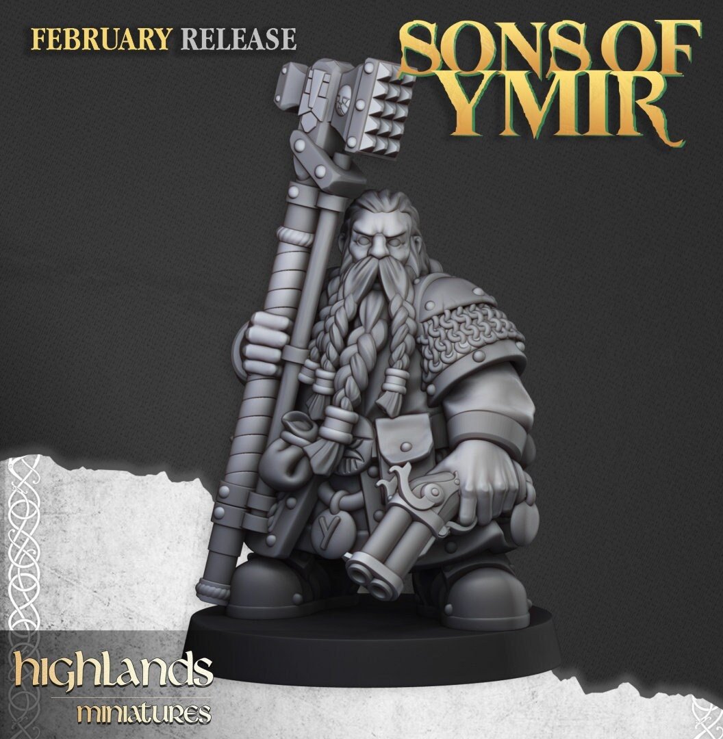 Dwarf Engineers - Sons of Ymir - Highlands Miniatures - Sigmarite Boutique