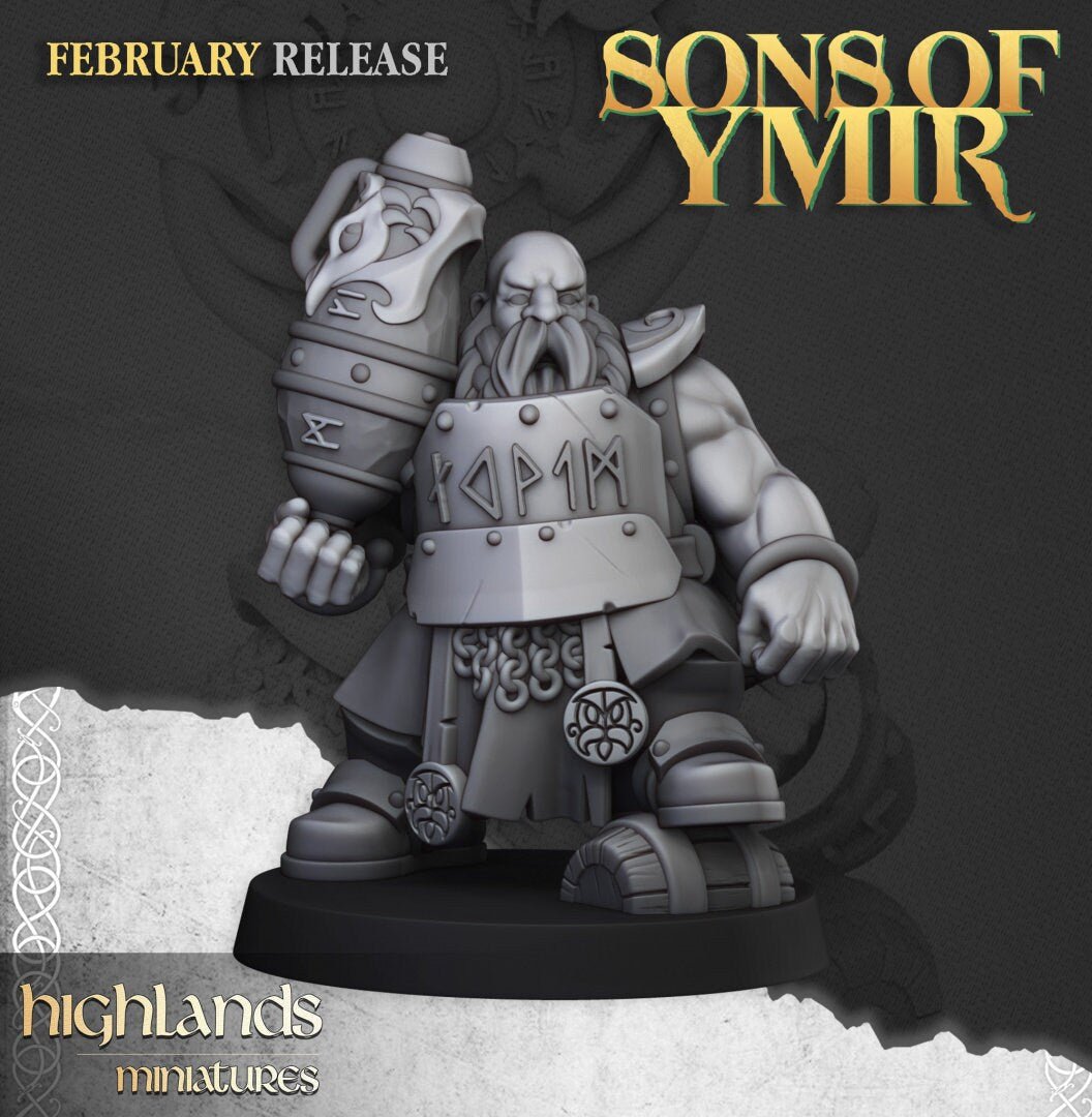 Dwarf Firespitters - Sons of Ymir - Highlands Miniatures - Sigmarite Boutique