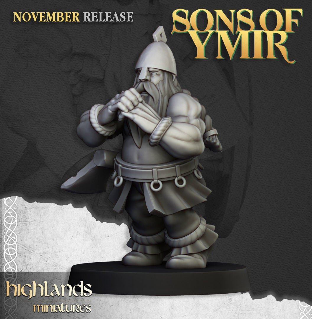 Dwarf Flame Cannon - Sons of Ymir - Highlands Miniatures - Sigmarite Boutique