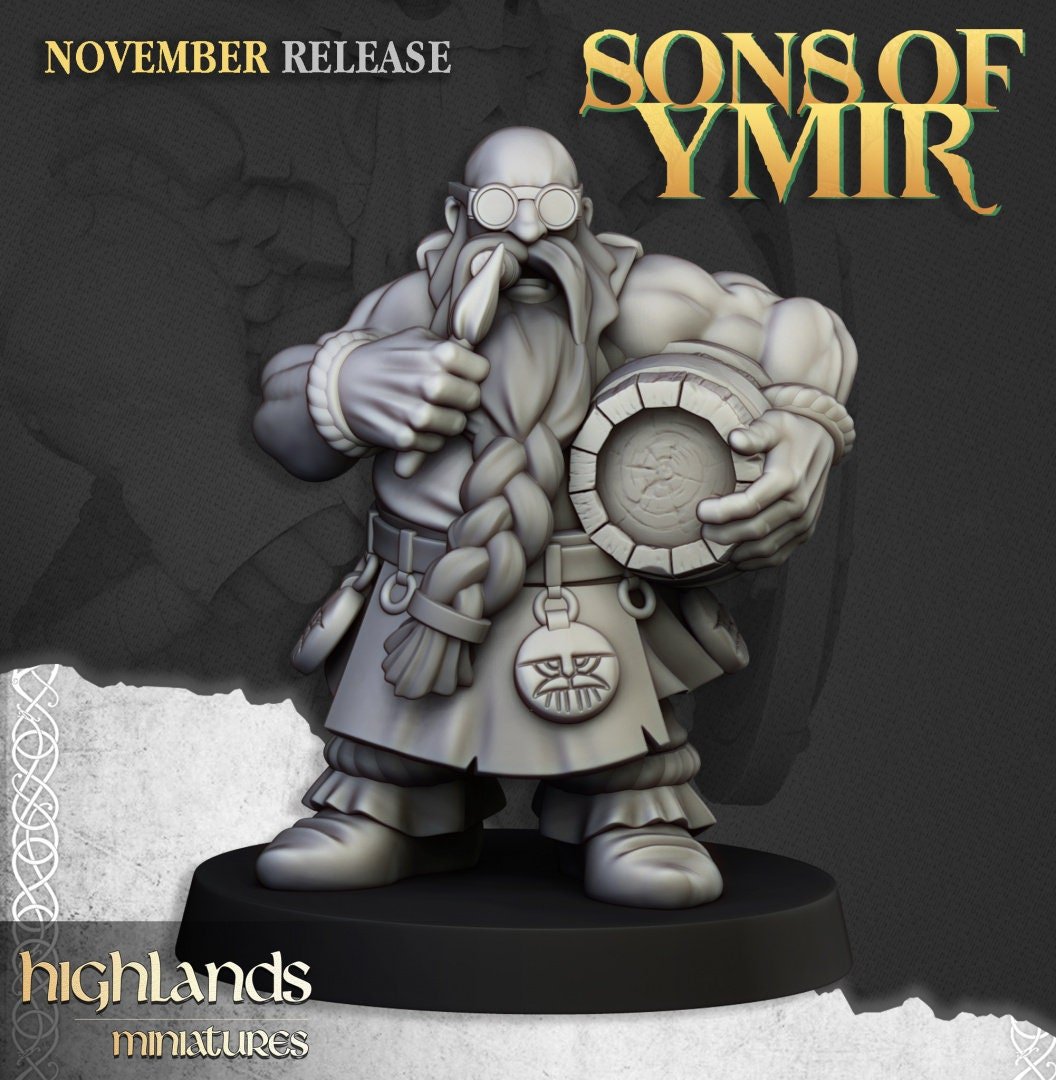 Dwarf Flame Cannon - Sons of Ymir - Highlands Miniatures - Sigmarite Boutique