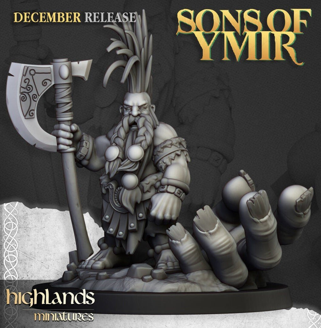 Dwarf Giantseeker - Sons of Ymir - Highlands Miniatures - Sigmarite Boutique