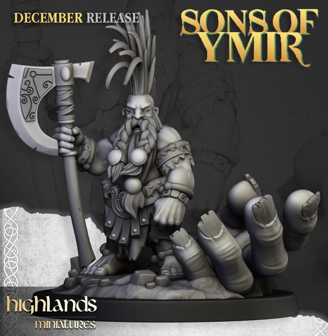 Dwarf Giantseeker - Sons of Ymir - Highlands Miniatures - Sigmarite Boutique