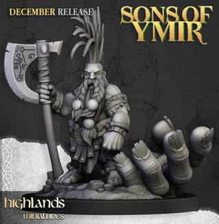 Dwarf Giantseeker - Sons of Ymir - Highlands Miniatures - Sigmarite Boutique