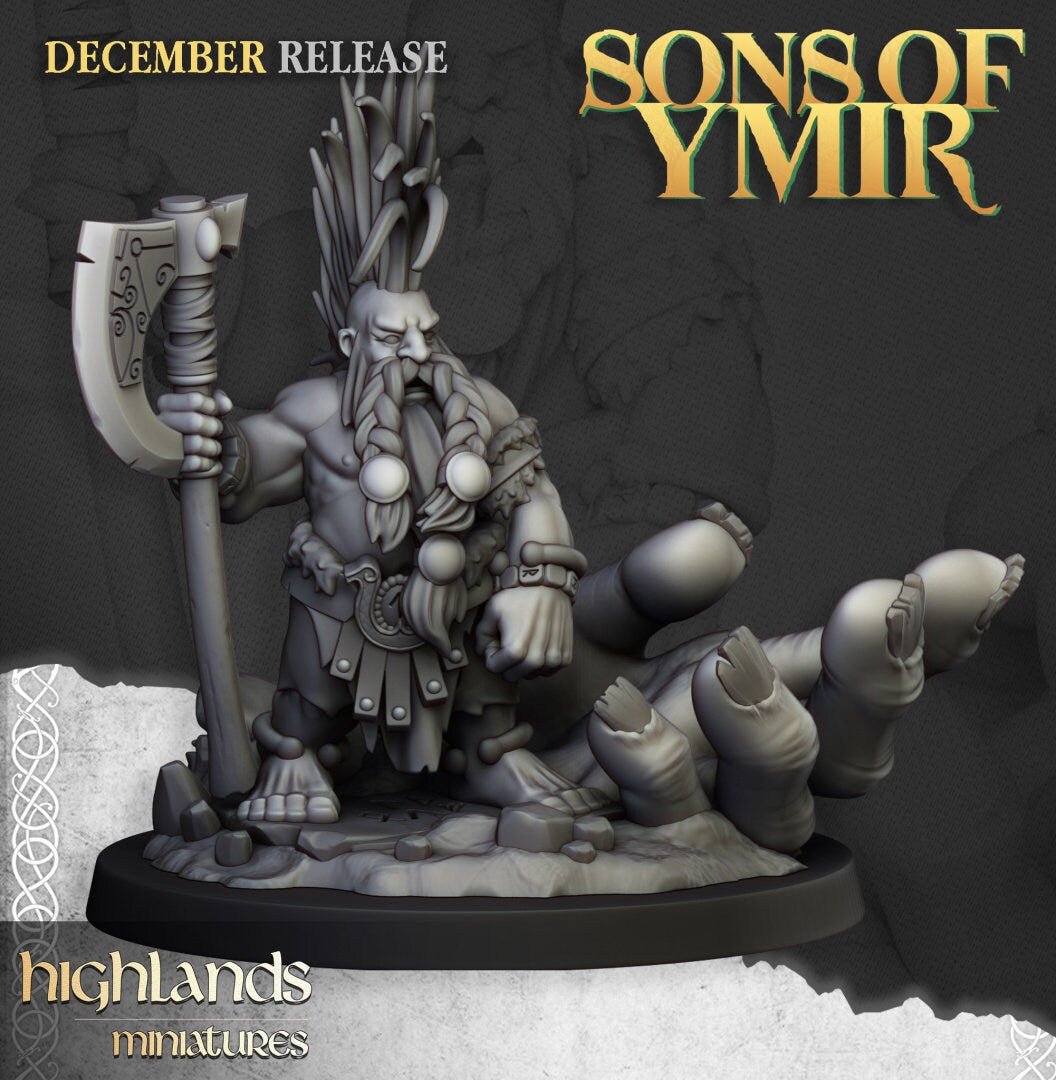 Dwarf Giantseeker - Sons of Ymir - Highlands Miniatures - Sigmarite Boutique