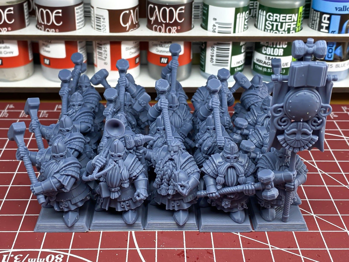 Dwarf Kingsguard - Sons of Ymir - Highlands Miniatures - Sigmarite Boutique