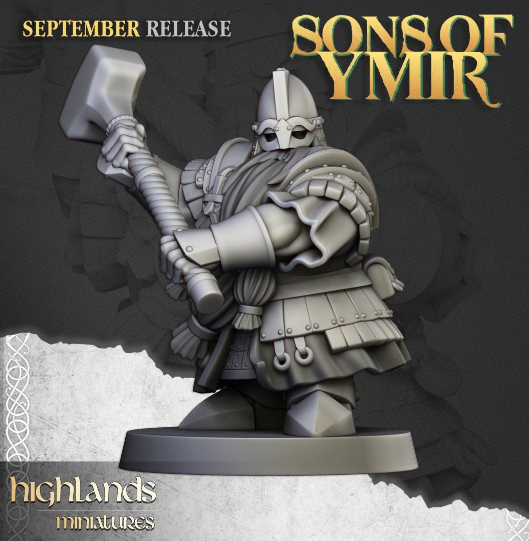 Dwarf Kingsguard - Sons of Ymir - Highlands Miniatures - Sigmarite Boutique