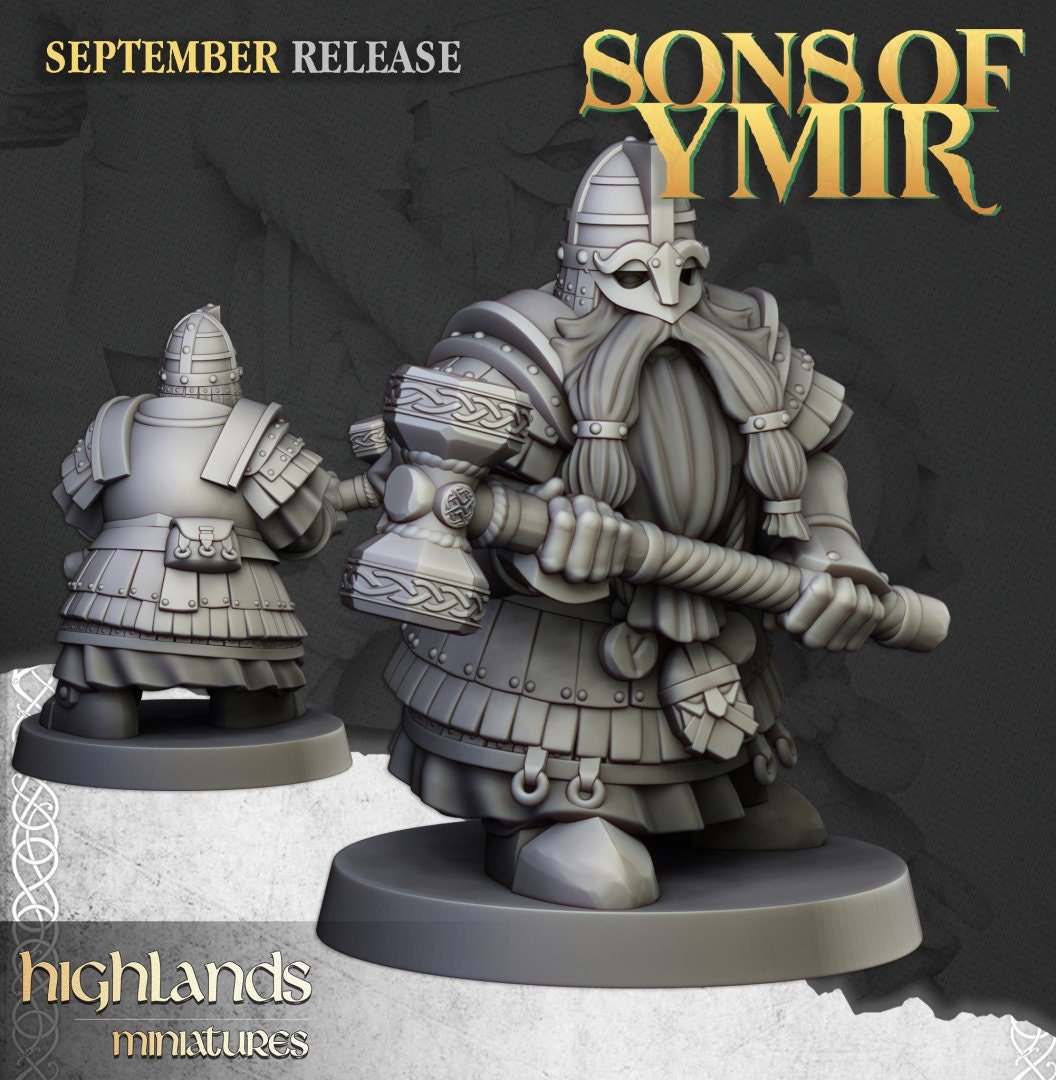 Dwarf Kingsguard - Sons of Ymir - Highlands Miniatures - Sigmarite Boutique