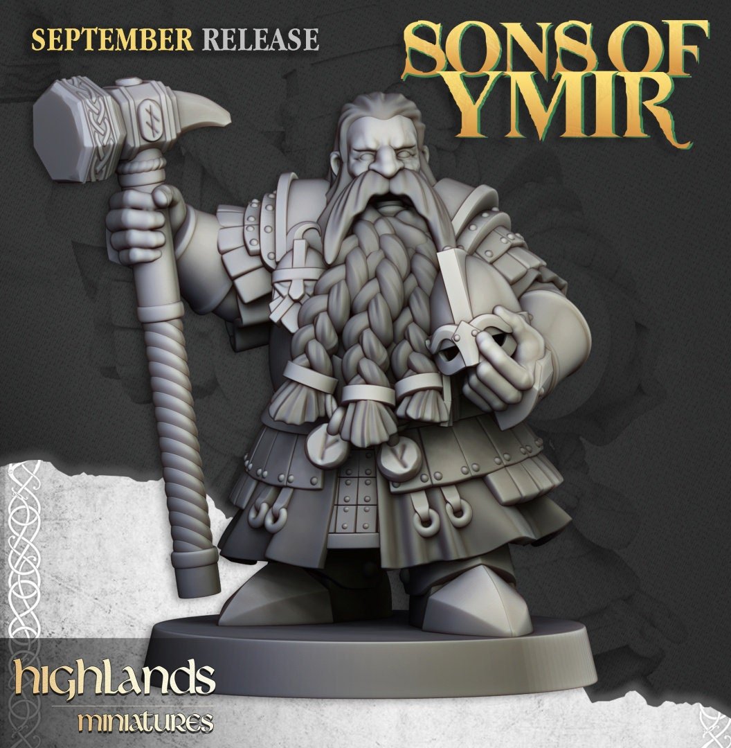 Dwarf Kingsguard - Sons of Ymir - Highlands Miniatures - Sigmarite Boutique
