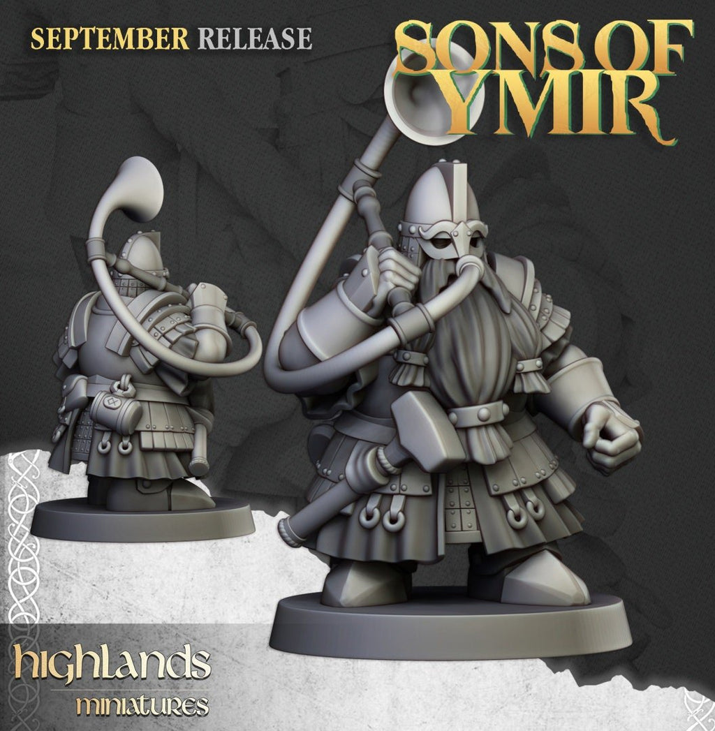 Dwarf Kingsguard - Sons of Ymir - Highlands Miniatures - Sigmarite Boutique