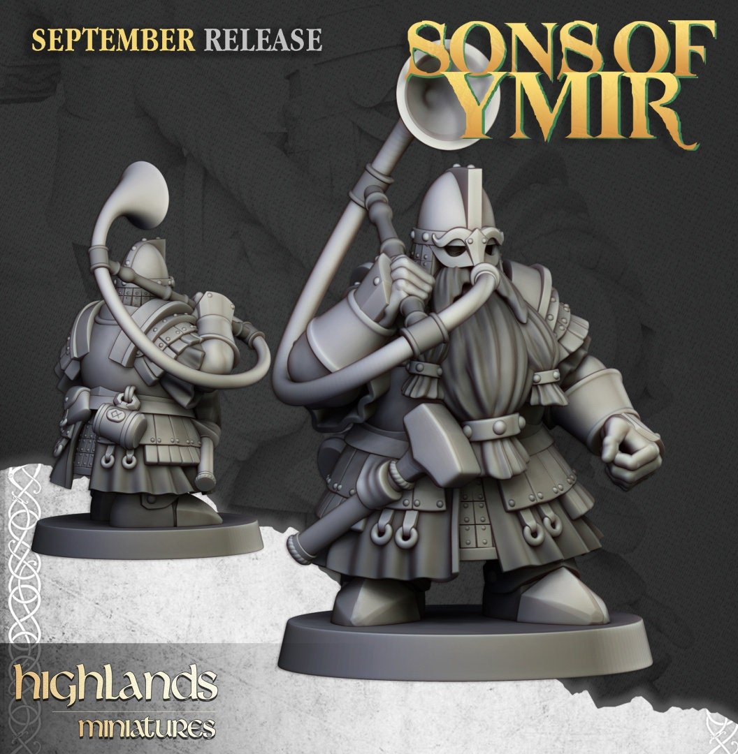 Dwarf Kingsguard - Sons of Ymir - Highlands Miniatures - Sigmarite Boutique