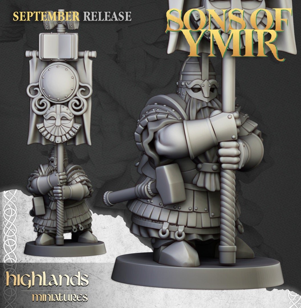 Dwarf Kingsguard - Sons of Ymir - Highlands Miniatures - Sigmarite Boutique