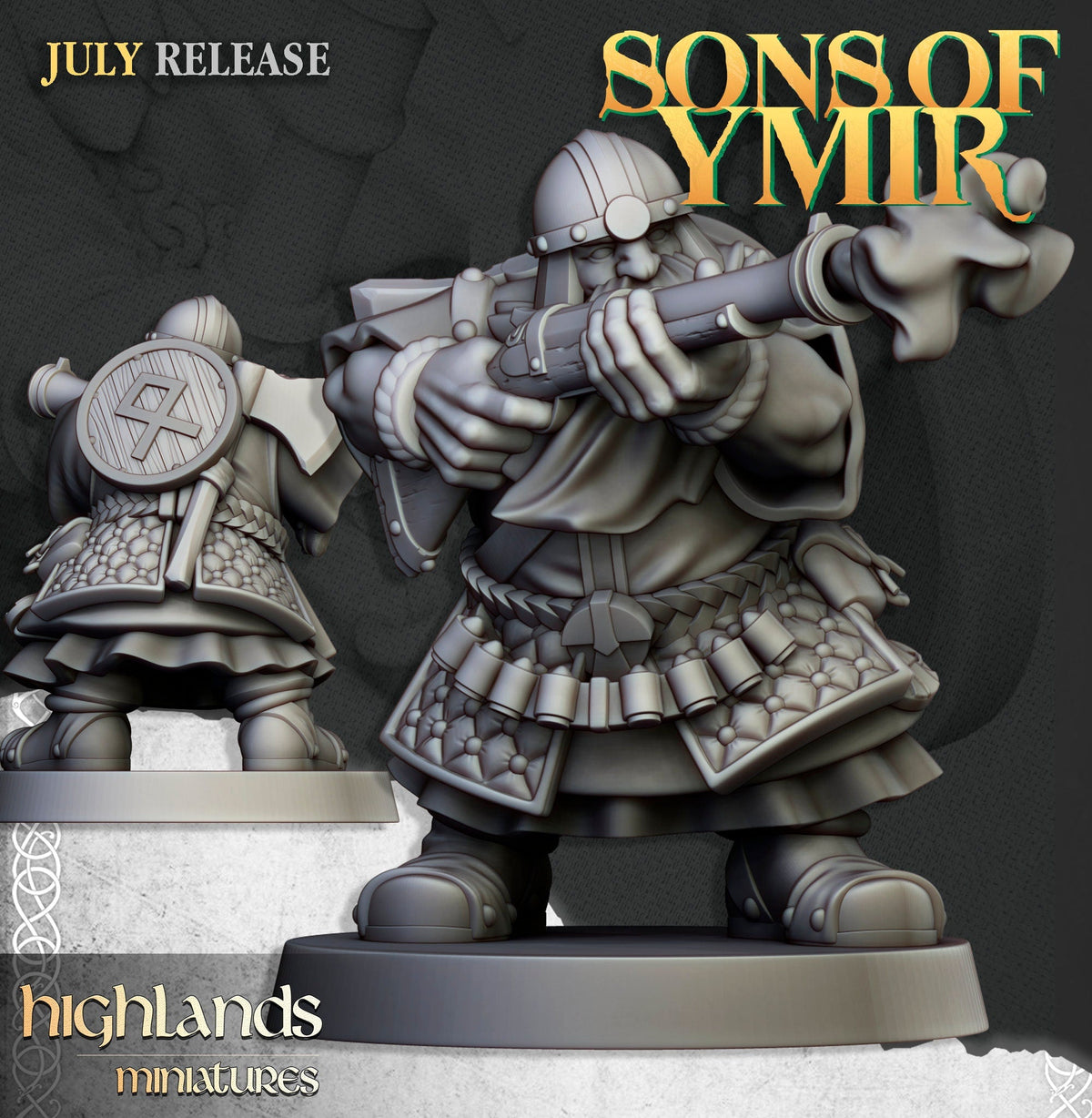 Dwarf Marksmen - Sons of Ymir - Highlands Miniatures - Sigmarite Boutique