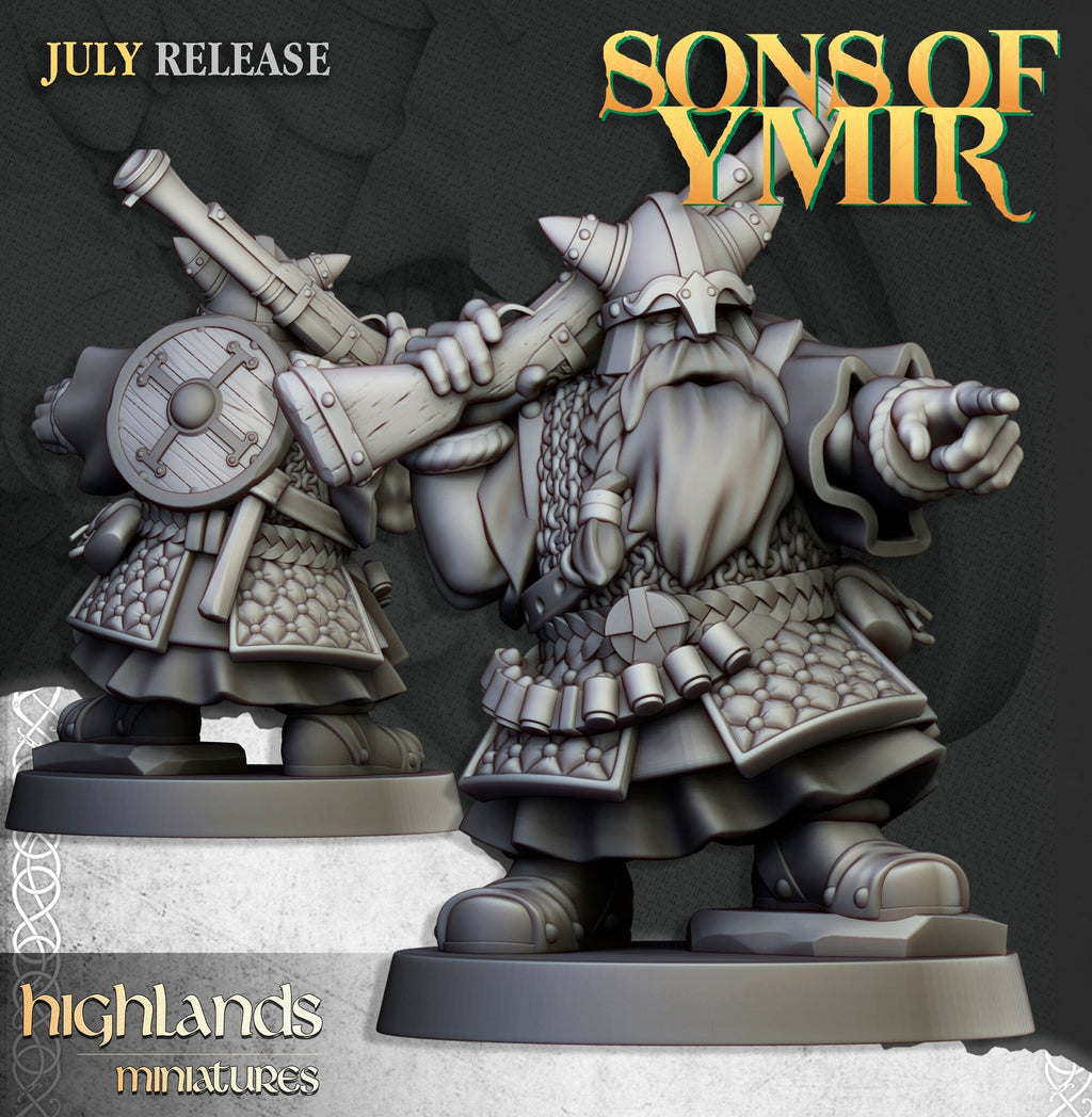 Dwarf Marksmen - Sons of Ymir - Highlands Miniatures - Sigmarite Boutique