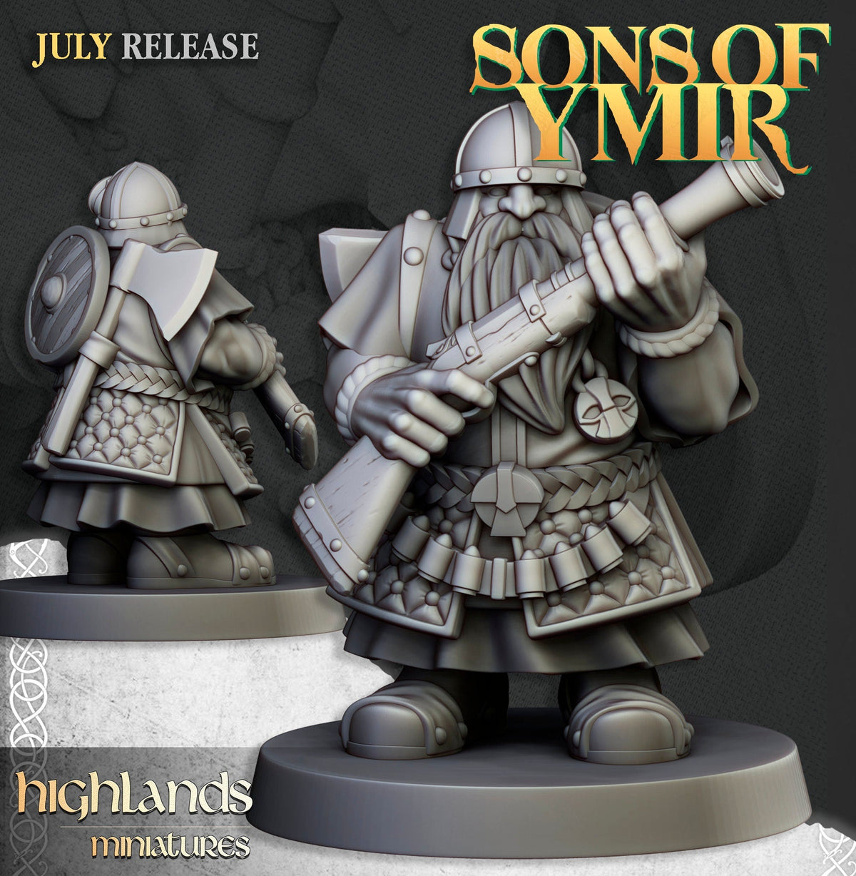 Dwarf Marksmen - Sons of Ymir - Highlands Miniatures - Sigmarite Boutique