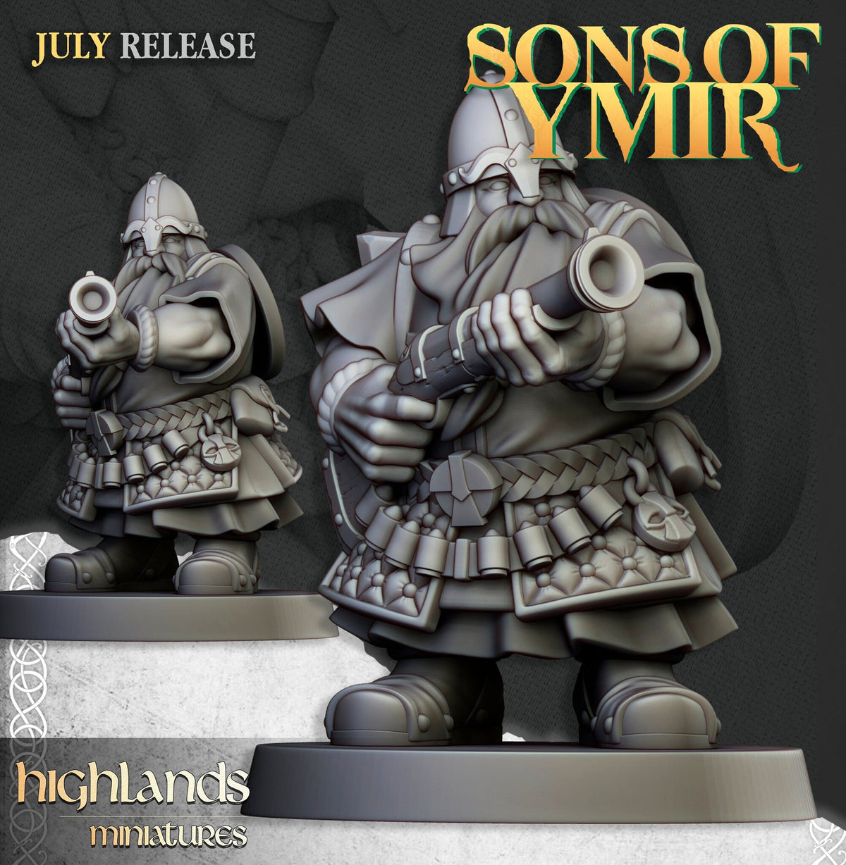 Dwarf Marksmen - Sons of Ymir - Highlands Miniatures - Sigmarite Boutique