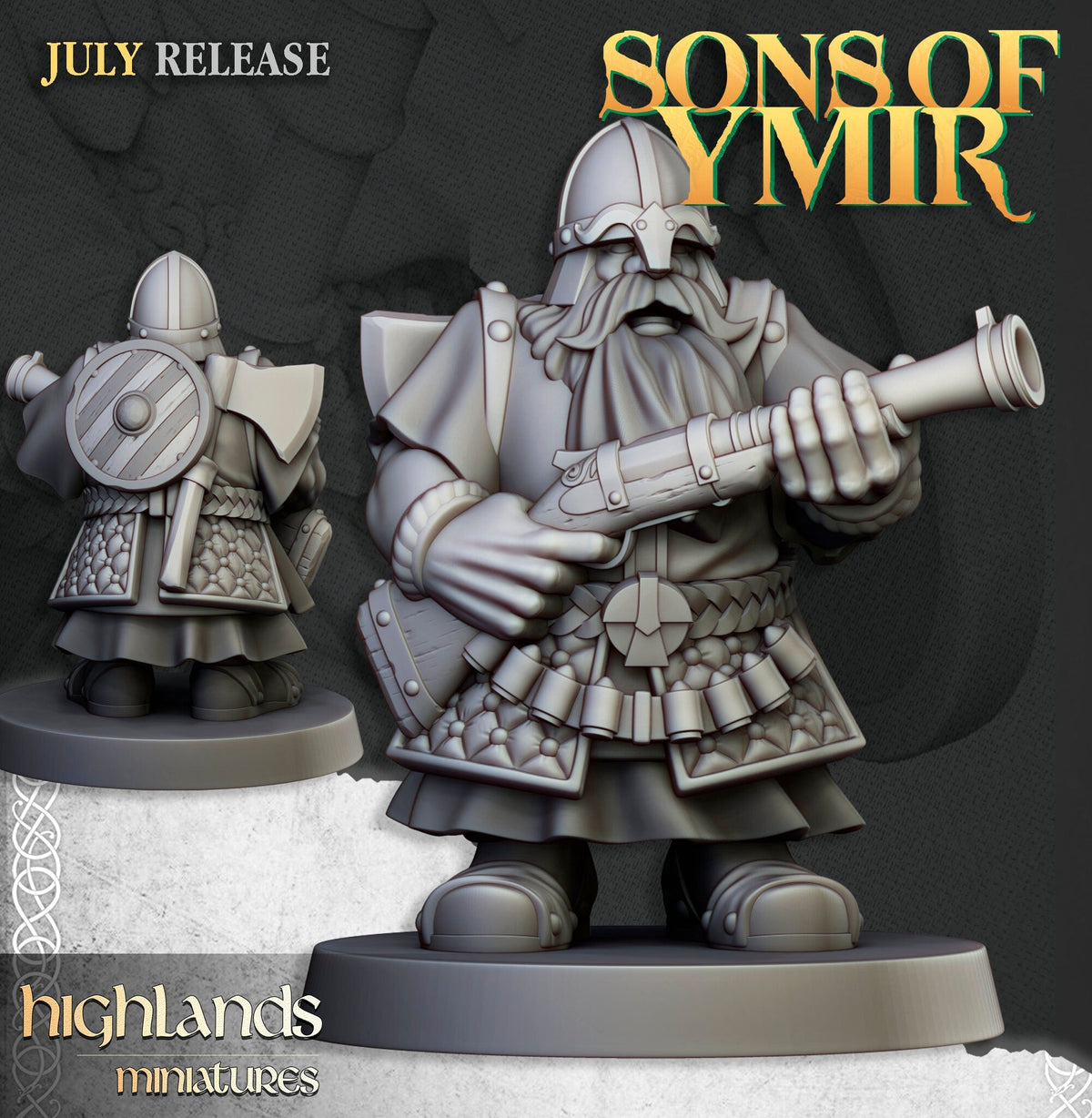 Dwarf Marksmen - Sons of Ymir - Highlands Miniatures - Sigmarite Boutique