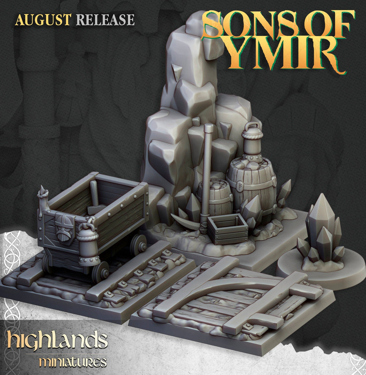 Dwarf Miners - Sons of Ymir - Highlands Miniatures - Sigmarite Boutique