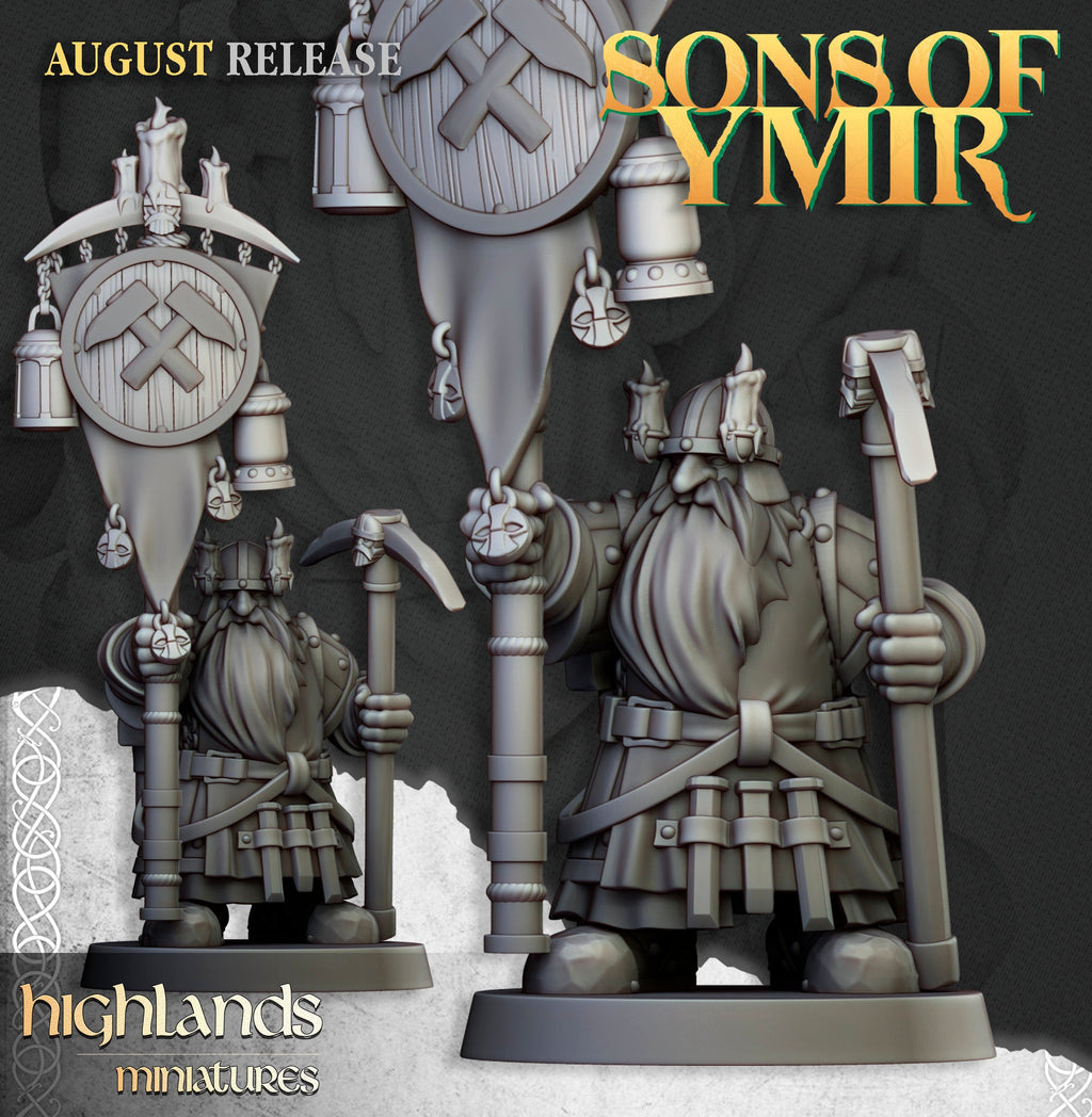 Dwarf Miners - Sons of Ymir - Highlands Miniatures - Sigmarite Boutique