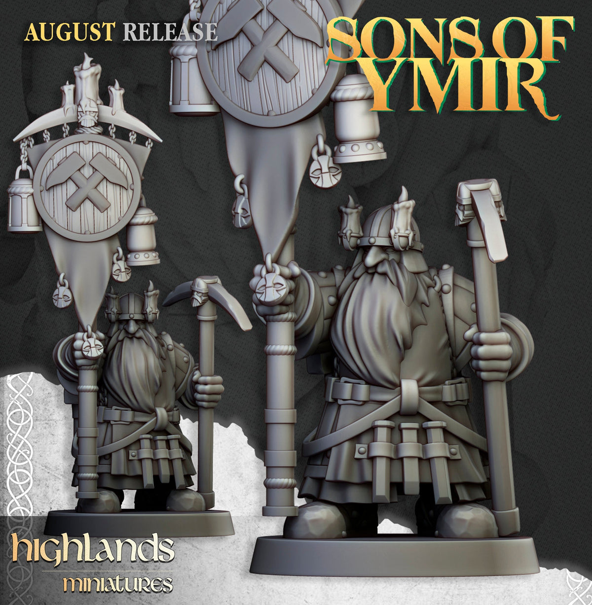 Dwarf Miners - Sons of Ymir - Highlands Miniatures - Sigmarite Boutique