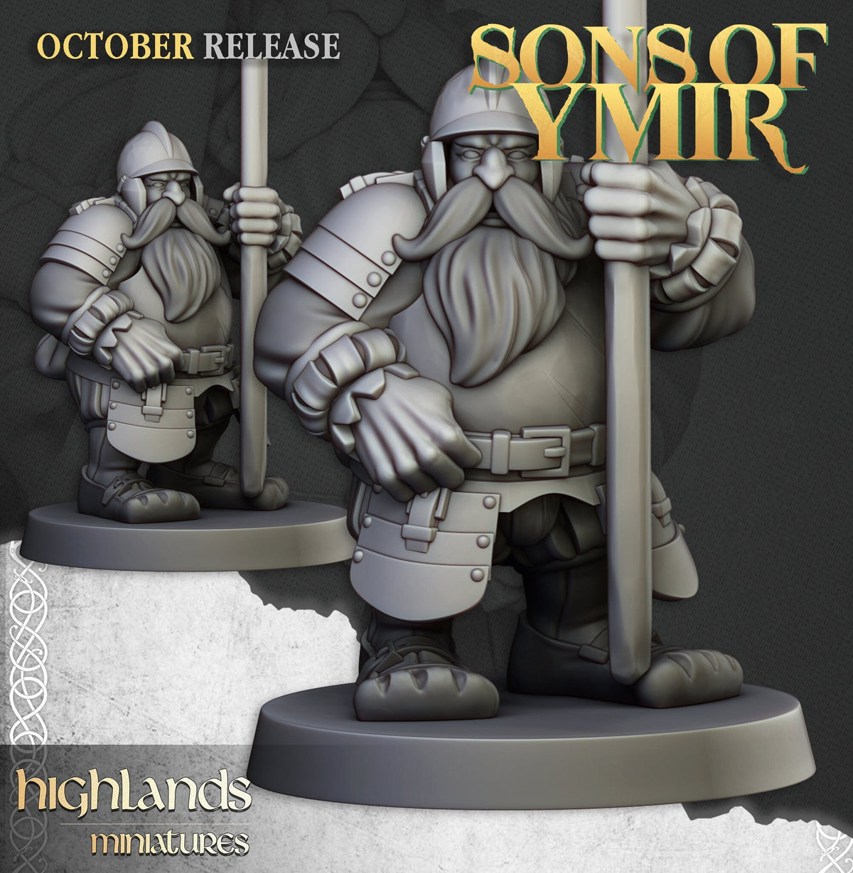 Dwarf Pikemen - Sons of Ymir - Highlands Miniatures - Sigmarite Boutique