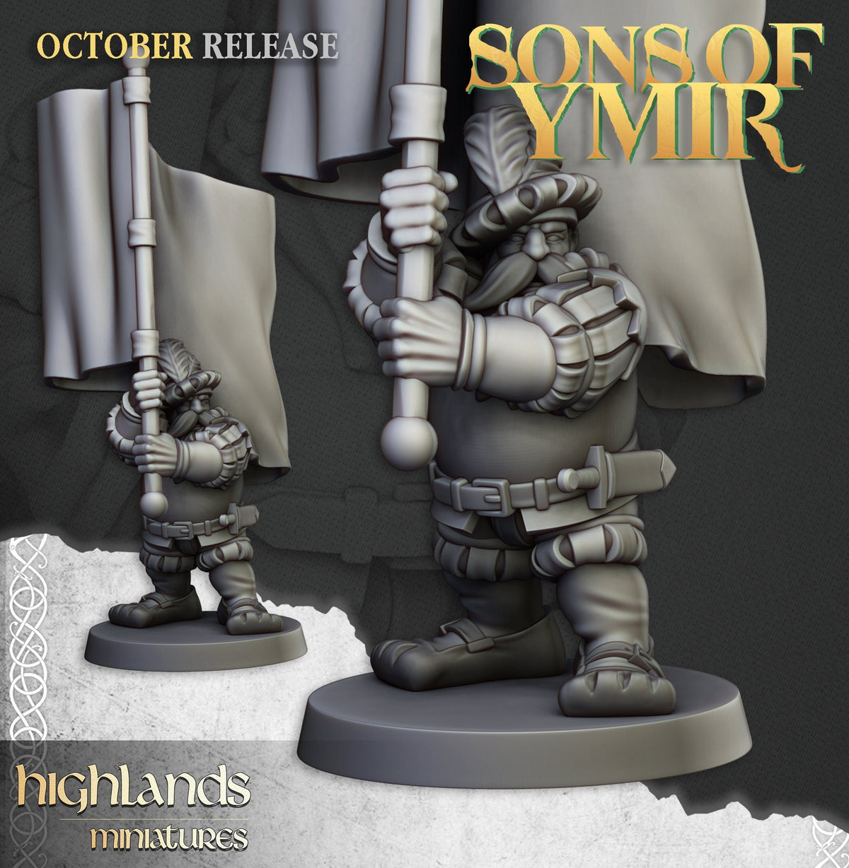 Dwarf Pikemen - Sons of Ymir - Highlands Miniatures - Sigmarite Boutique