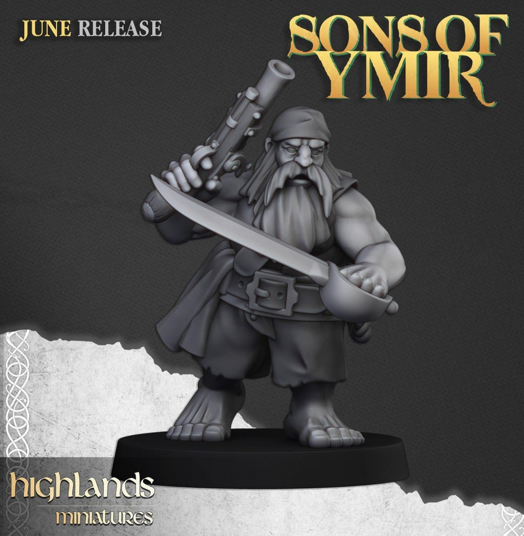 Dwarf Pirates - Sons of Ymir - Highlands Miniatures - Sigmarite Boutique
