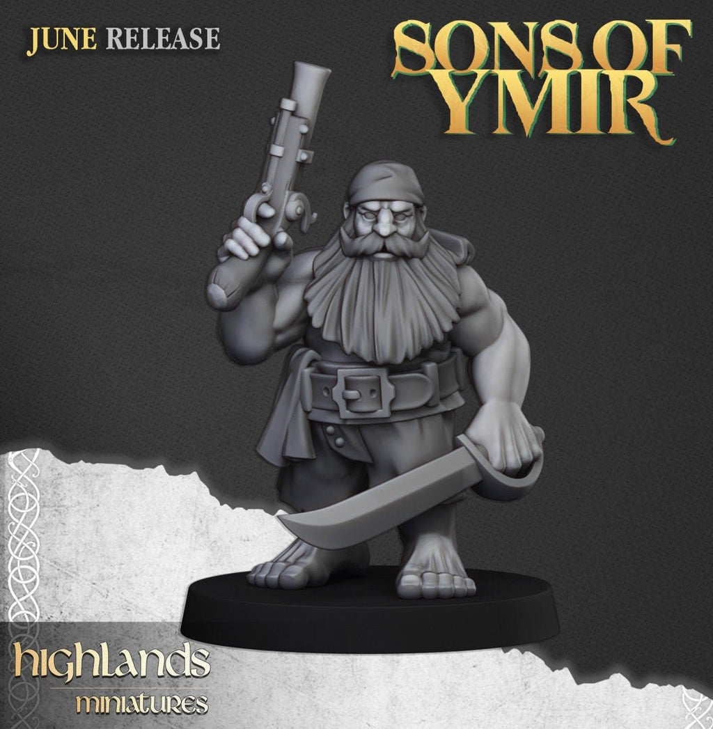 Dwarf Pirates - Sons of Ymir - Highlands Miniatures - Sigmarite Boutique