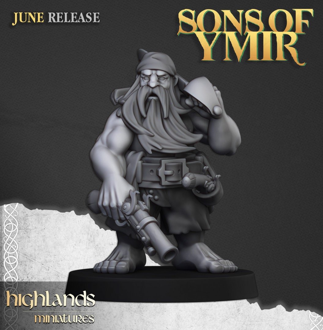 Dwarf Pirates - Sons of Ymir - Highlands Miniatures - Sigmarite Boutique