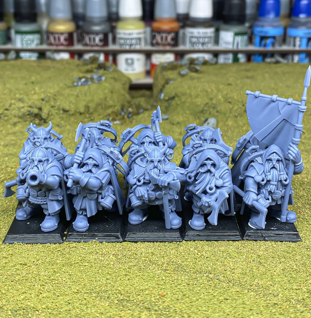 Dwarf Rangers - Sons of Ymir - Highlands Miniatures - Sigmarite Boutique