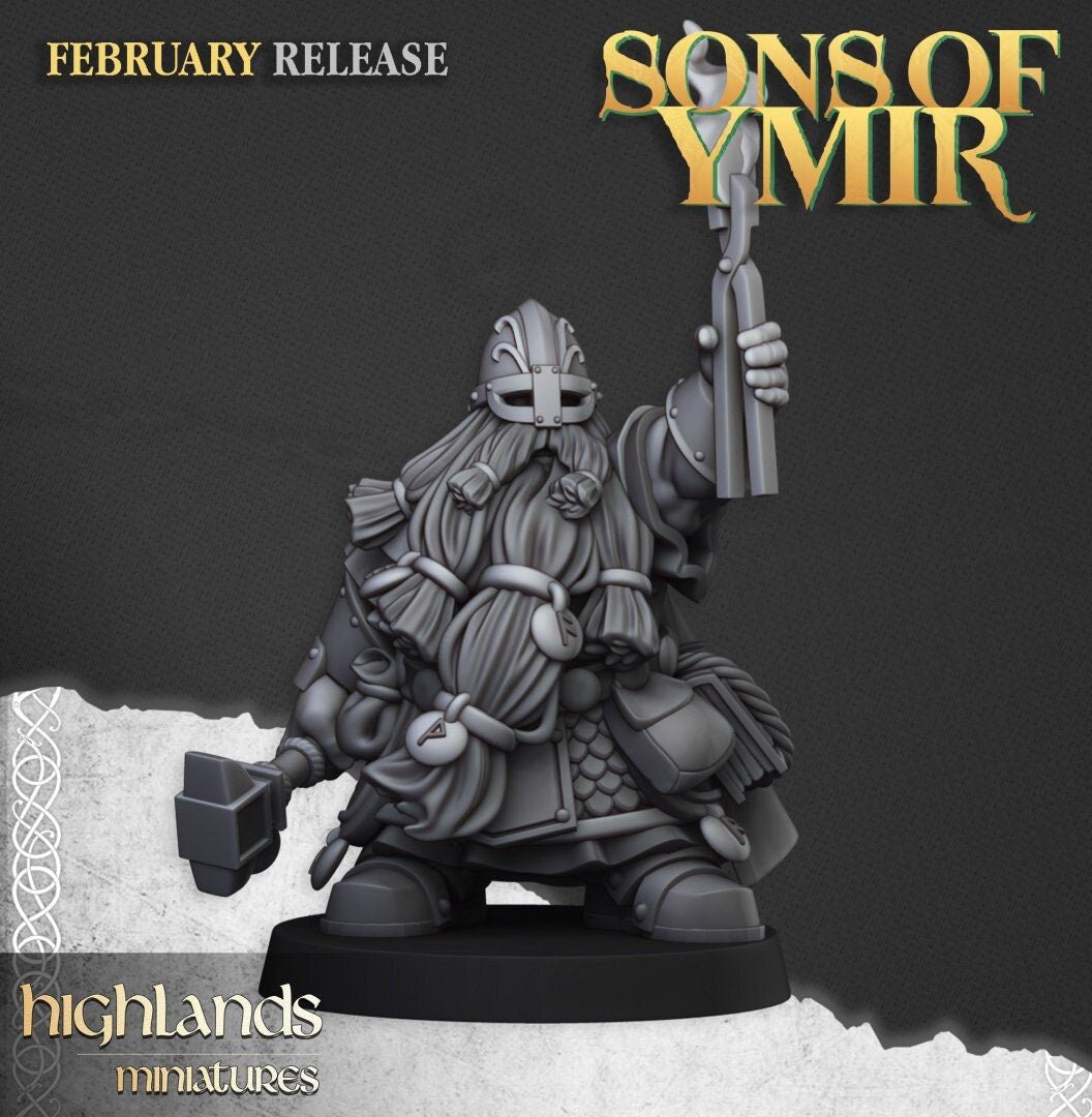 Dwarf Runemasters - Sons of Ymir - Highlands Miniatures - Sigmarite Boutique