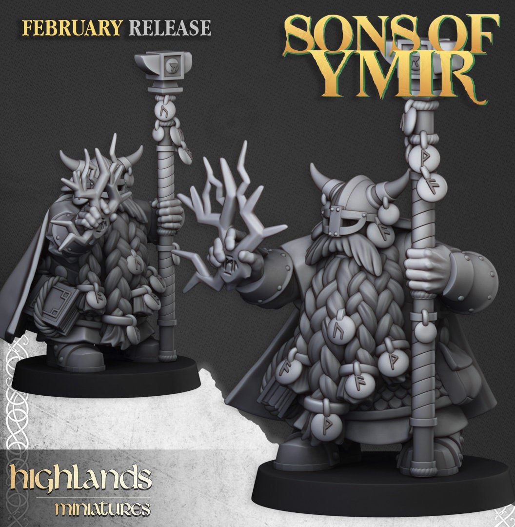 Dwarf Runemasters - Sons of Ymir - Highlands Miniatures - Sigmarite Boutique