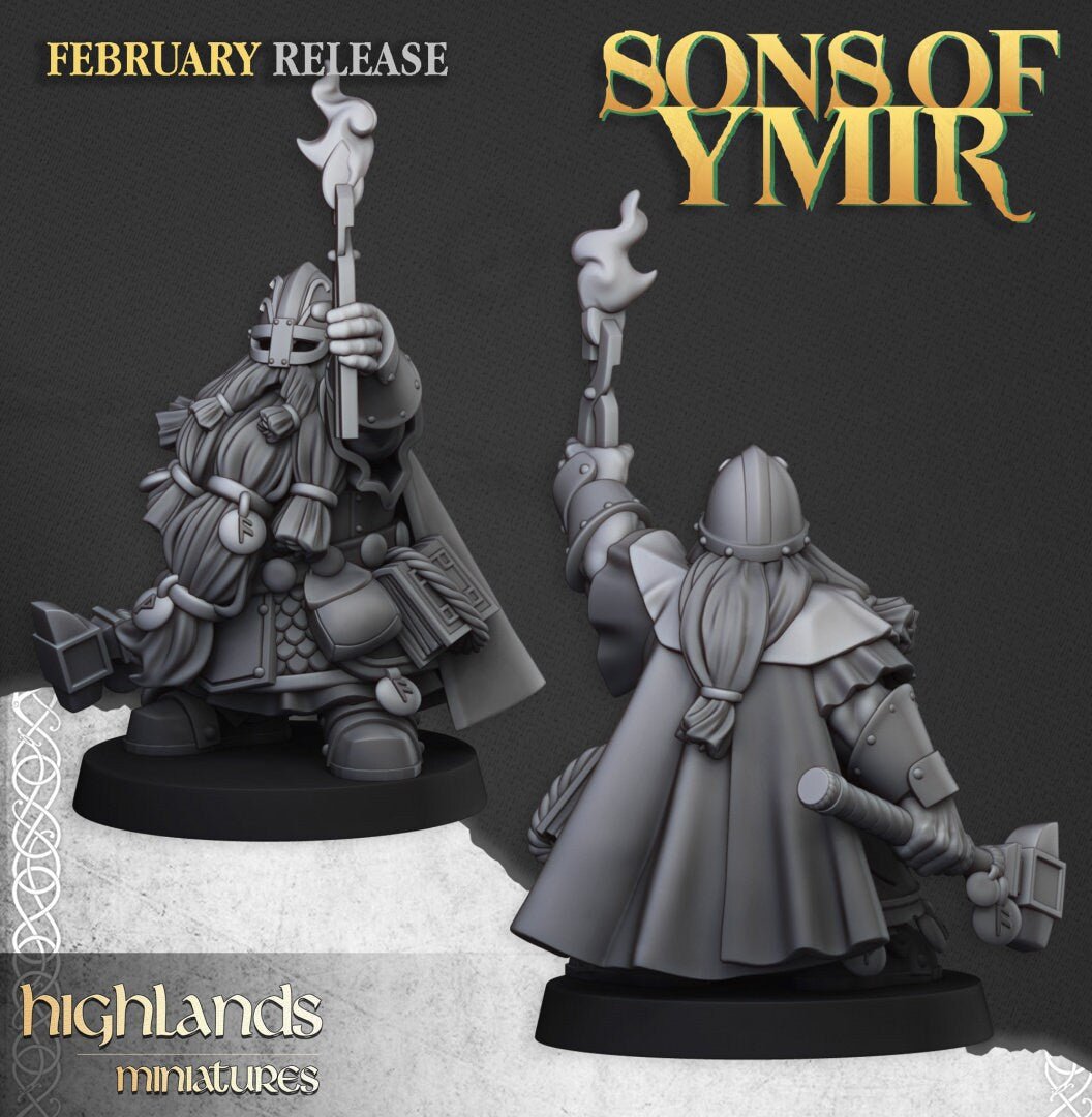 Dwarf Runemasters - Sons of Ymir - Highlands Miniatures - Sigmarite Boutique