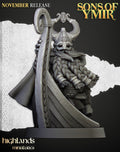 Dwarf Sea Lord - Sons of Ymir - Highlands Miniatures - Sigmarite Boutique