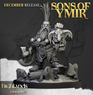 Dwarf Trollseeker - Sons of Ymir - Highlands Miniatures - Sigmarite Boutique
