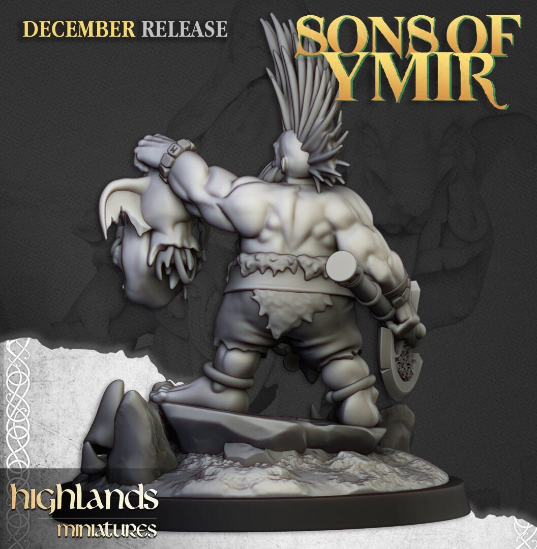 Dwarf Trollseeker - Sons of Ymir - Highlands Miniatures - Sigmarite Boutique