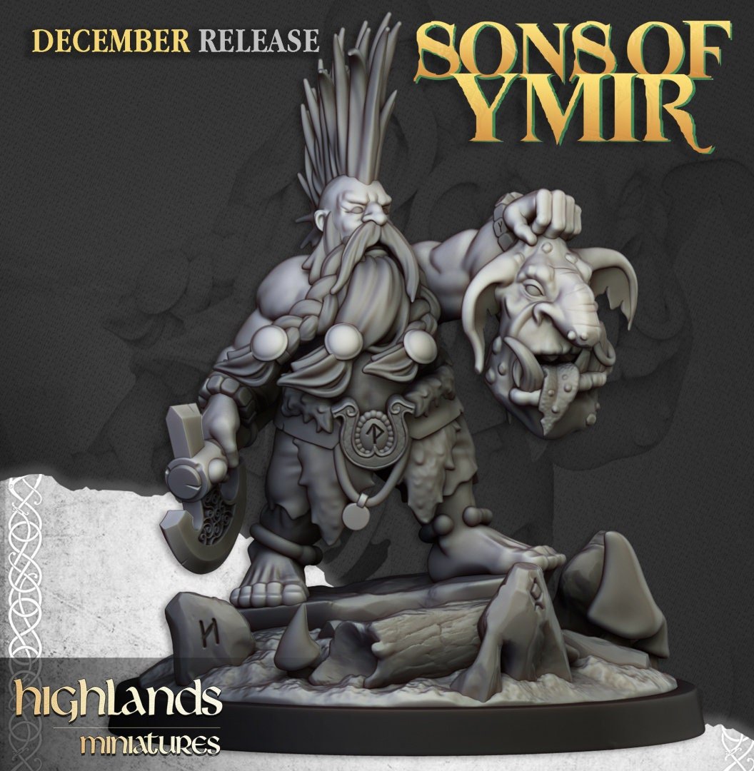 Dwarf Trollseeker - Sons of Ymir - Highlands Miniatures - Sigmarite Boutique