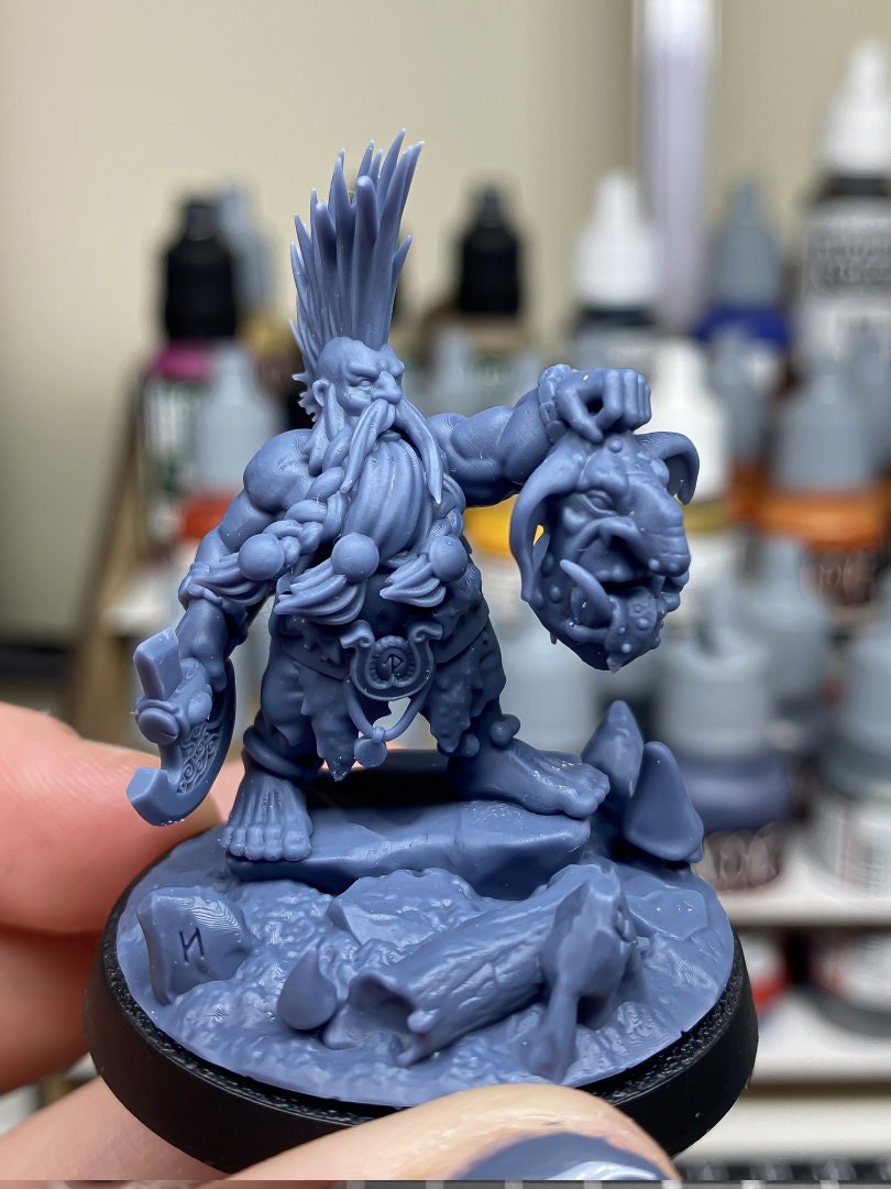 Dwarf Trollseeker - Sons of Ymir - Highlands Miniatures - Sigmarite Boutique