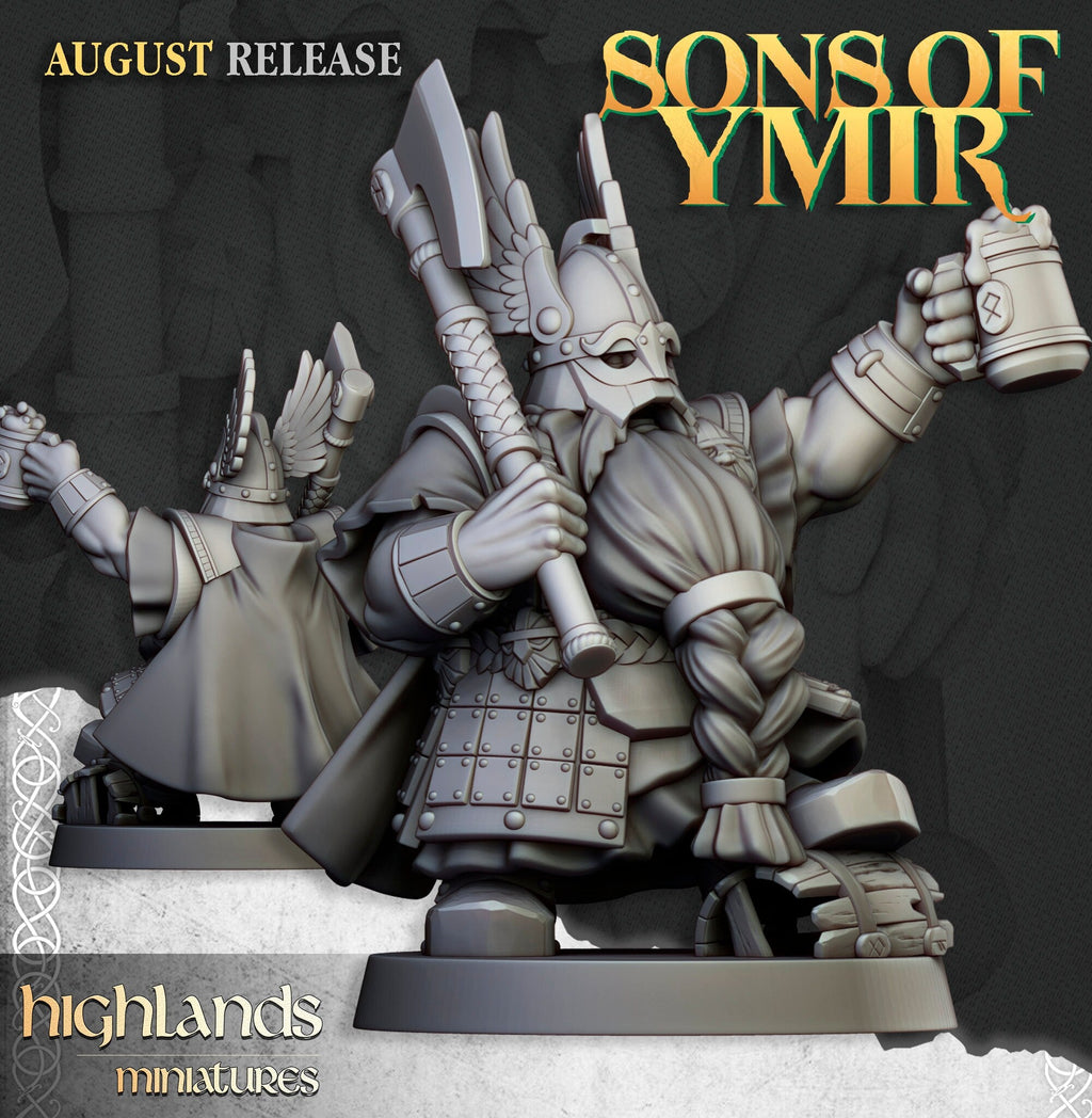 Dwarf Veteran Warriors - Sons of Ymir - Highlands Miniatures - Sigmarite Boutique