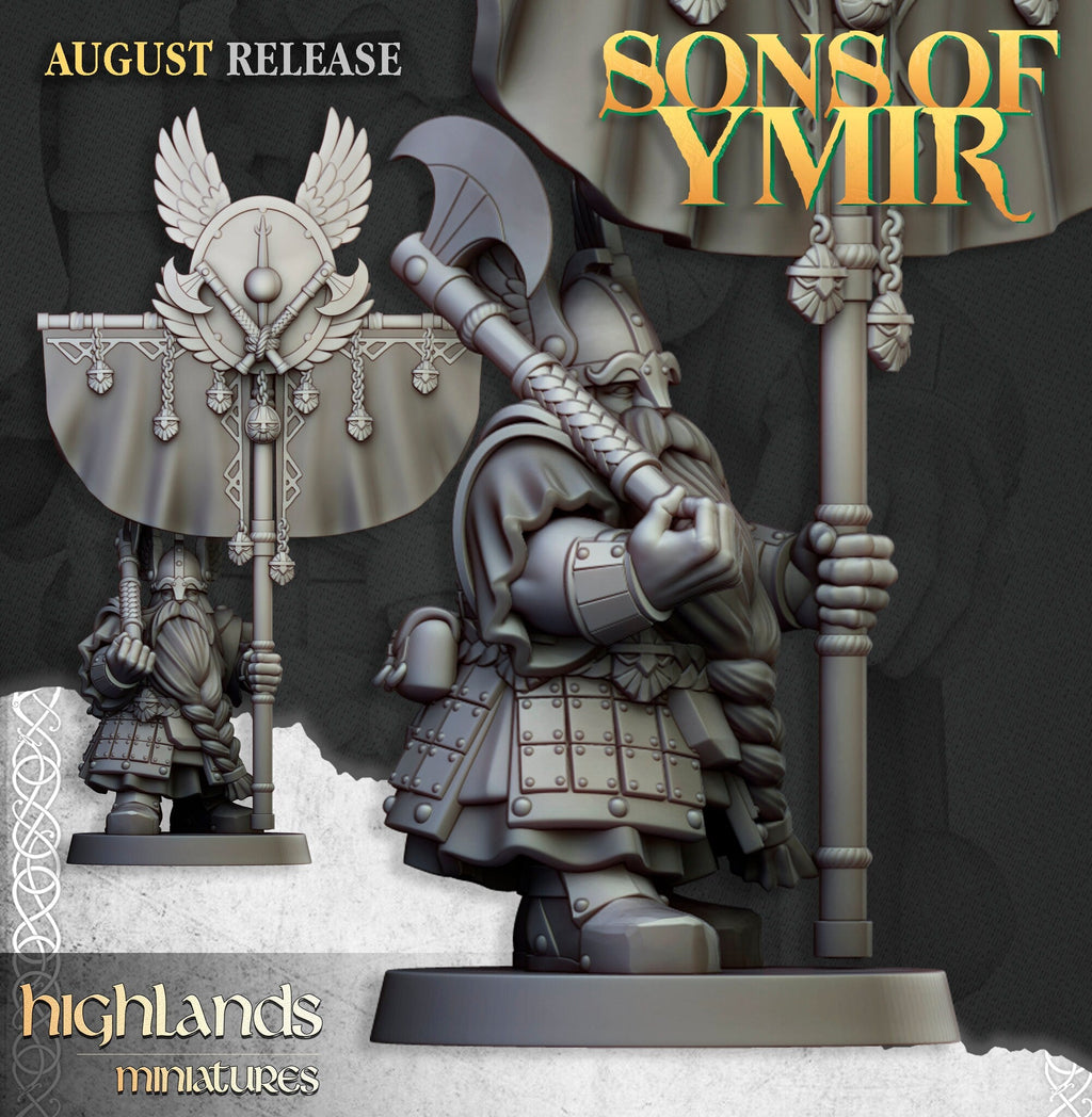 Dwarf Veteran Warriors - Sons of Ymir - Highlands Miniatures - Sigmarite Boutique