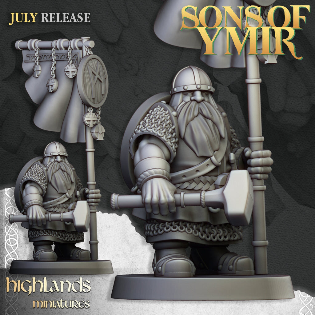 Dwarf Warriors - Sons of Ymir - Highlands Miniatures - Sigmarite Boutique
