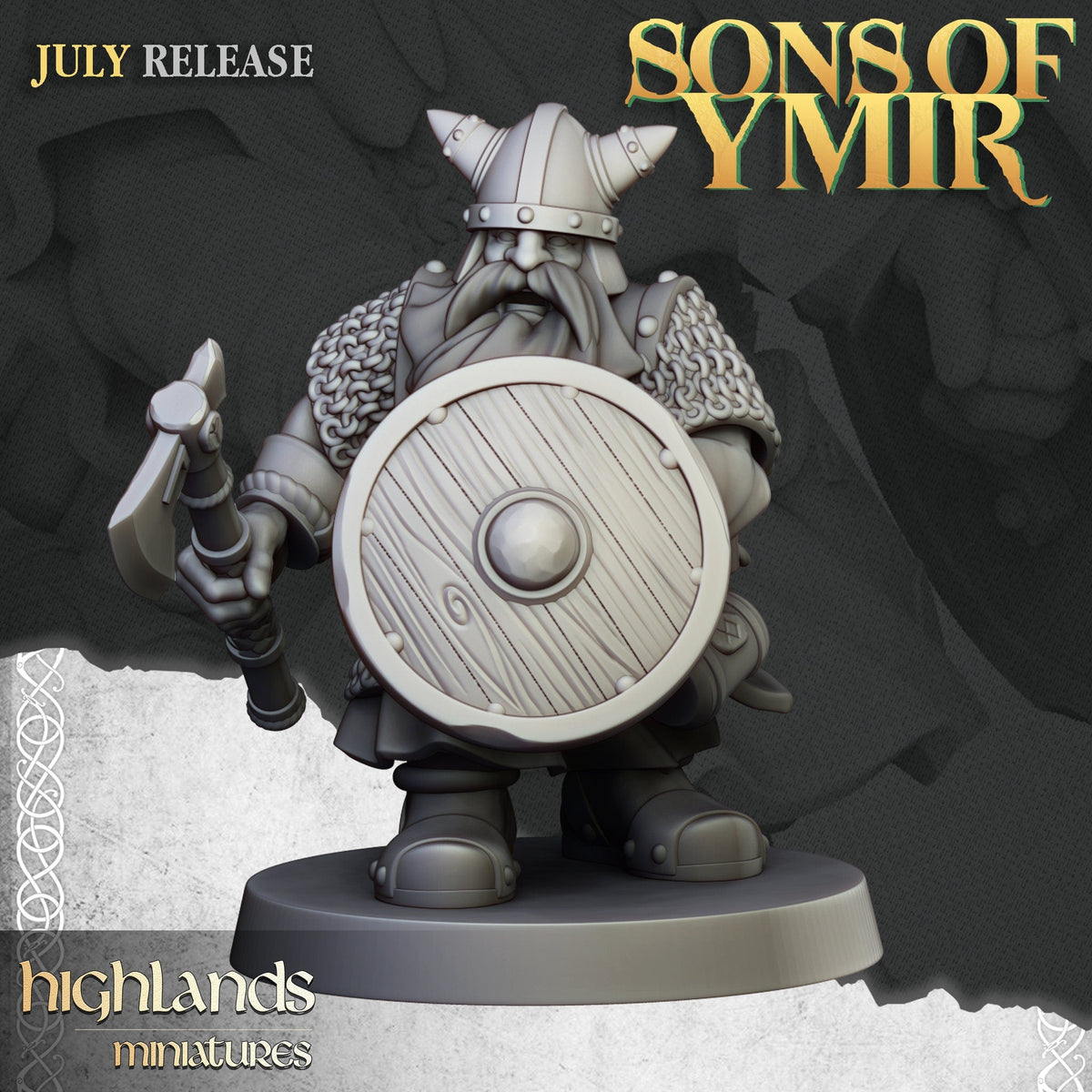 Dwarf Warriors - Sons of Ymir - Highlands Miniatures - Sigmarite Boutique