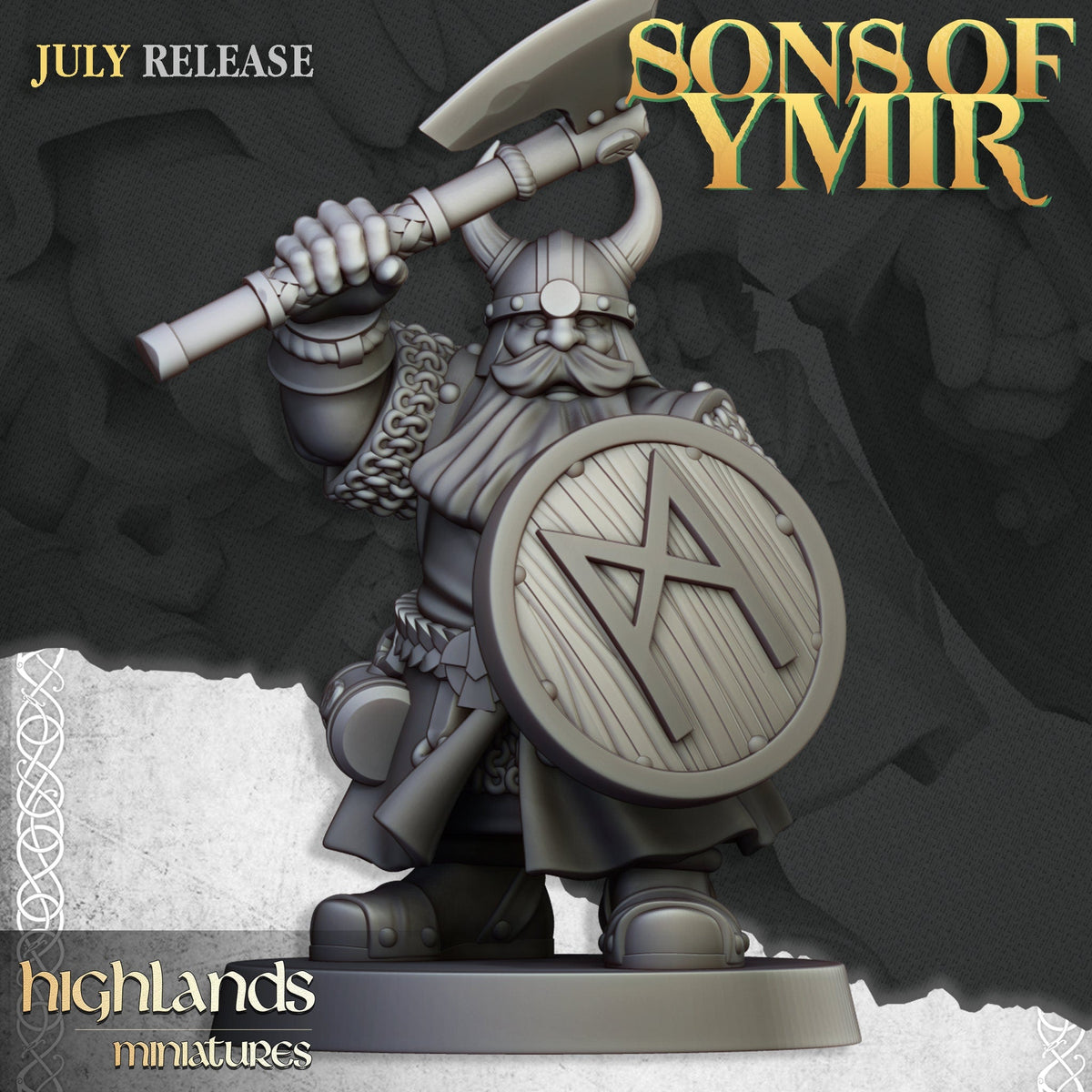 Dwarf Warriors - Sons of Ymir - Highlands Miniatures - Sigmarite Boutique