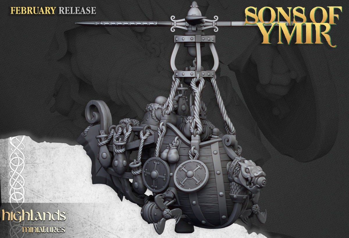 Dwarven Flying Machines - Sons of Ymir - Highlands Miniatures - Sigmarite Boutique