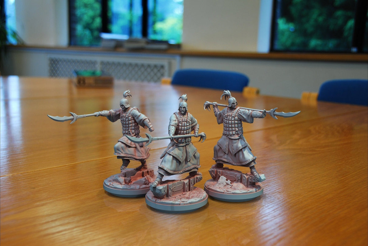 Dynasty Spearmen - Legends and Gods of China - Clay Cyanide - Sigmarite Boutique