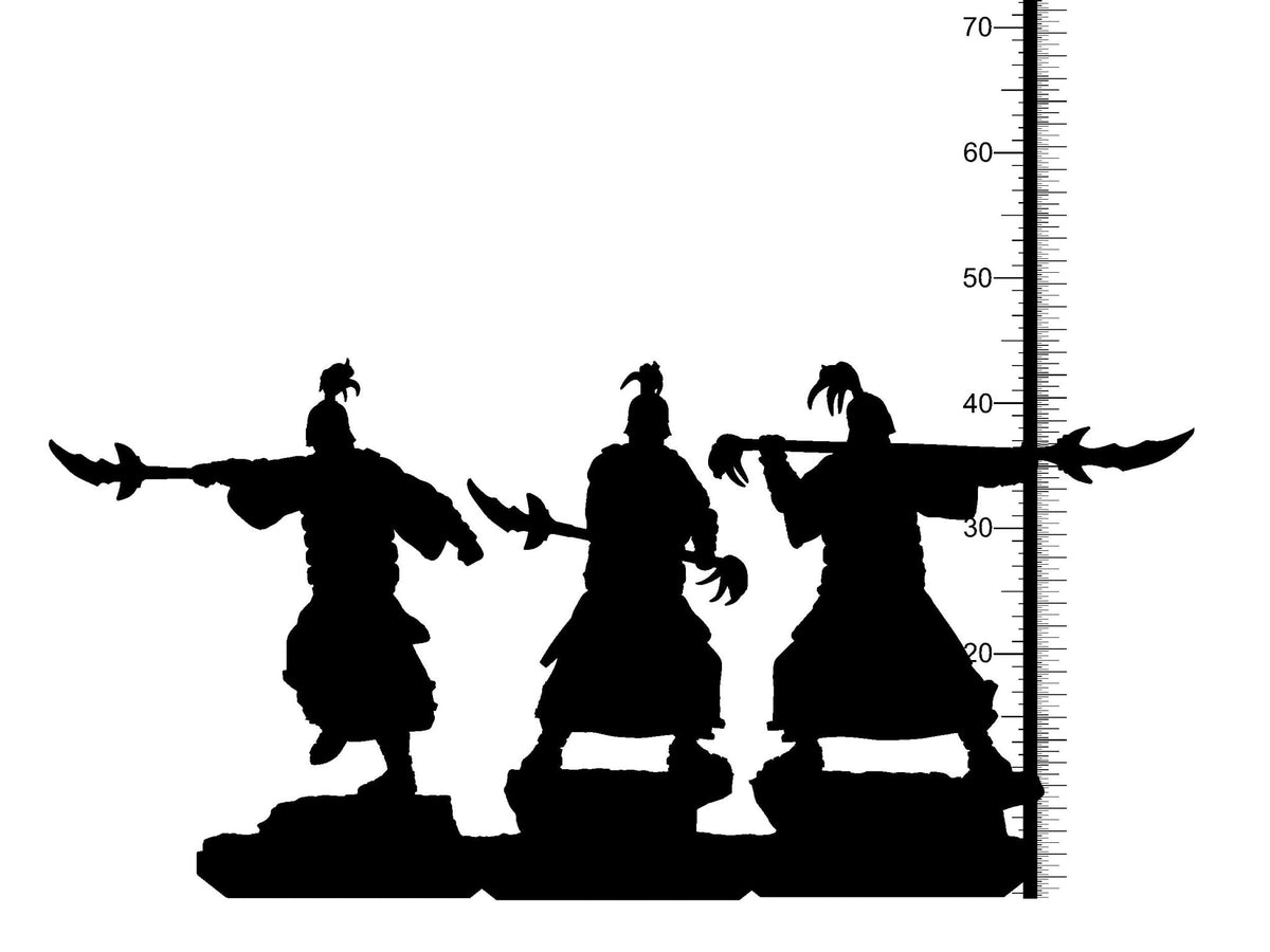 Dynasty Spearmen - Legends and Gods of China - Clay Cyanide - Sigmarite Boutique