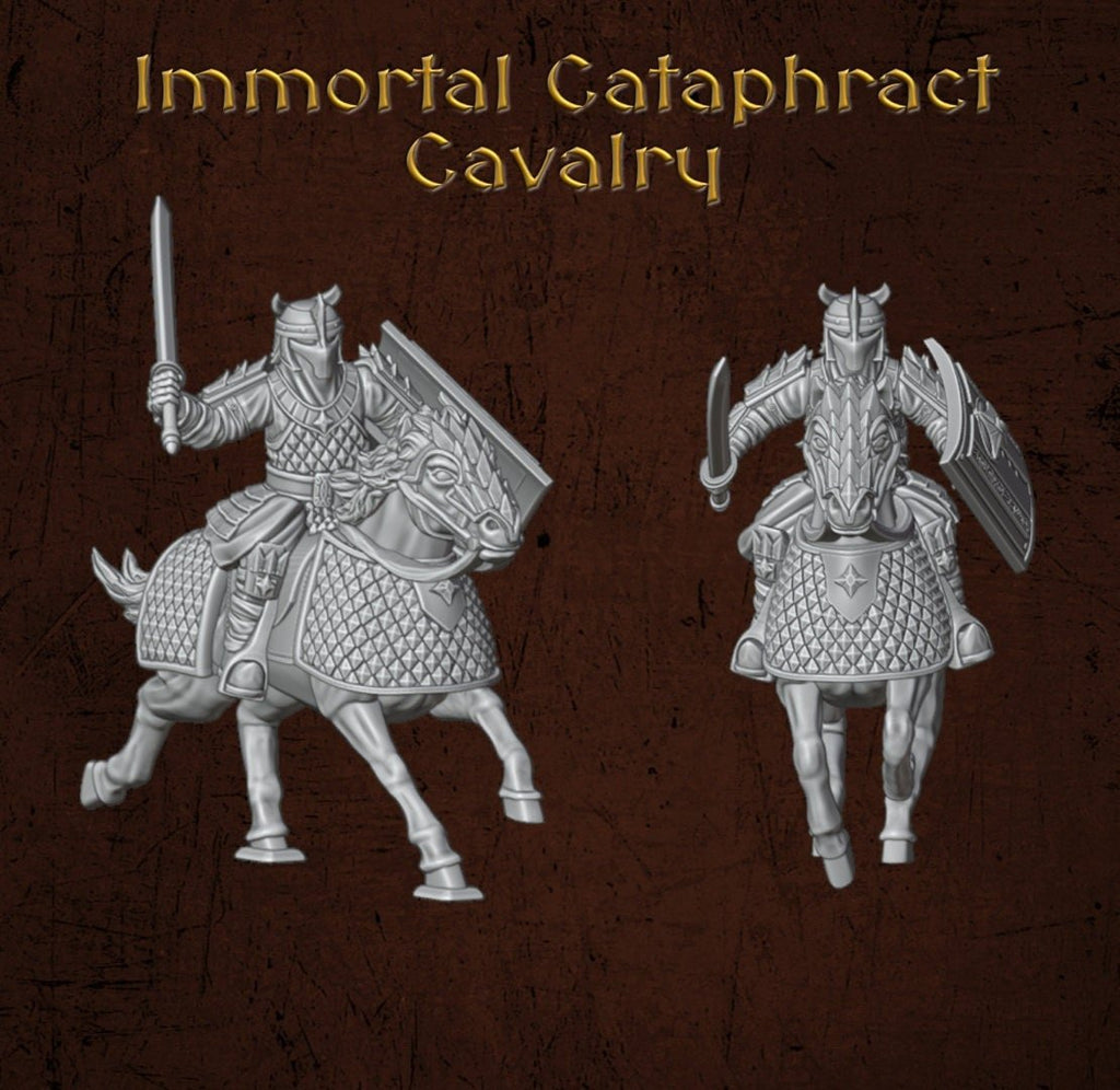 Eastern Immortal Cataphracts - Dark Lords Fallen Legions - Quartermaster 3D - Sigmarite Boutique