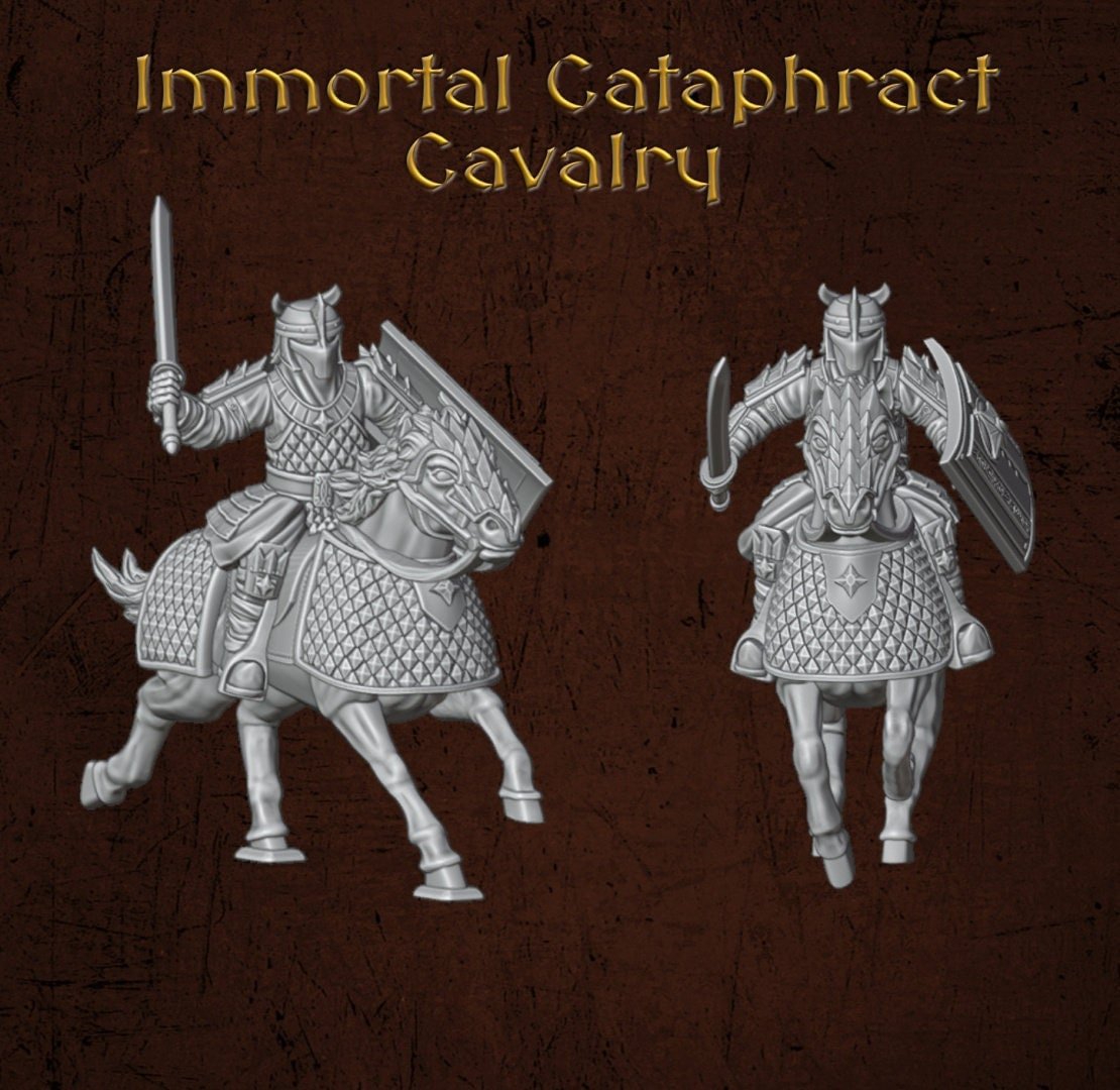 Eastern Immortal Cataphracts - Dark Lords Fallen Legions - Quartermaster 3D - Sigmarite Boutique