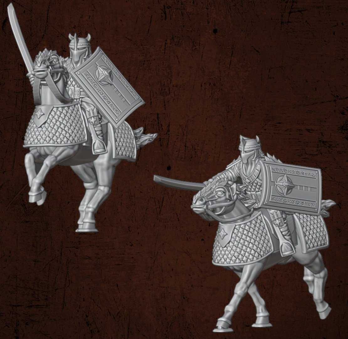 Eastern Immortal Cataphracts - Dark Lords Fallen Legions - Quartermaster 3D - Sigmarite Boutique