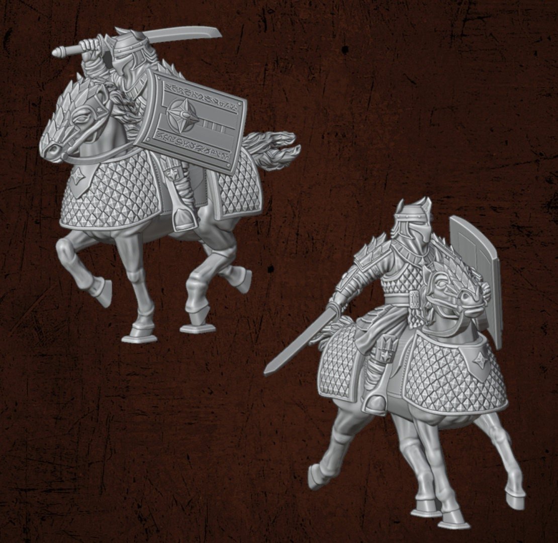 Eastern Immortal Cataphracts - Dark Lords Fallen Legions - Quartermaster 3D - Sigmarite Boutique